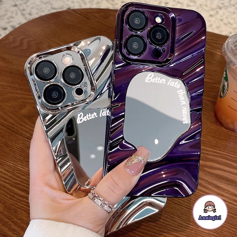 Ốp Điện Thoại TPU Mềm Mạ Gương 3D Cho IPhone 11 14 Pro Max Ip13 Pro Max IPhone 12