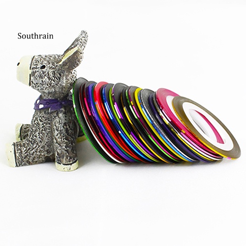 Set 30 Cuộn Băng Keo Dán Trang Trí Móng Tay Nghệ Thuật