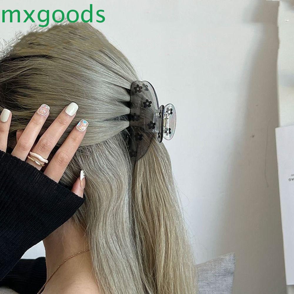 Kẹp Tóc Hình Nơ Bằng Acrylic Thời Trang Cho Nữ