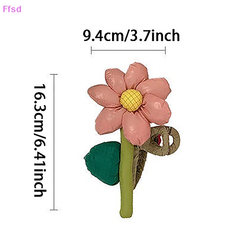 {Ffsd} Kẹp Tóc Móng Vuốt Hình Bông Hoa / Chữ Cái Dễ Thương Kích Thước Lớn * Bán Chạy