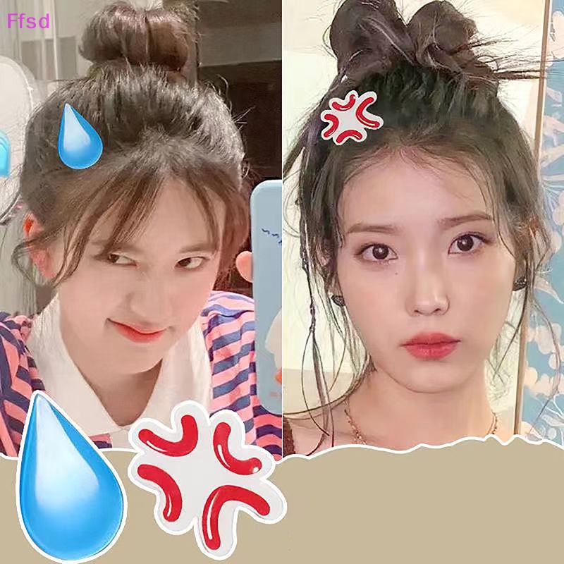 Bộ 3 Kẹp Tóc Hình Giọt Nước Dễ Thương Cho Bé Gái