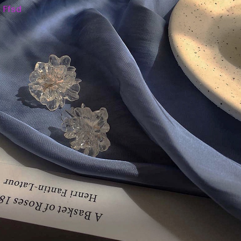 1 Đôi Bông Tai Resin Hình Hoa Bằng Resin Thời Trang Dành Cho Nữ