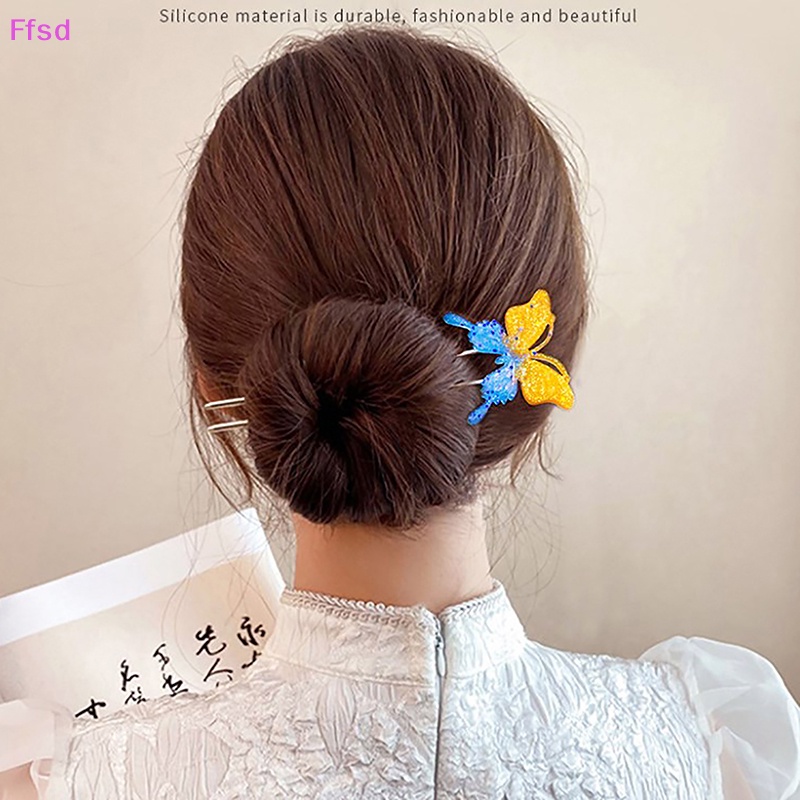 Khuôn Silicone Làm Kẹp Tóc Epoxy Pha Lê Thời Trang DIY