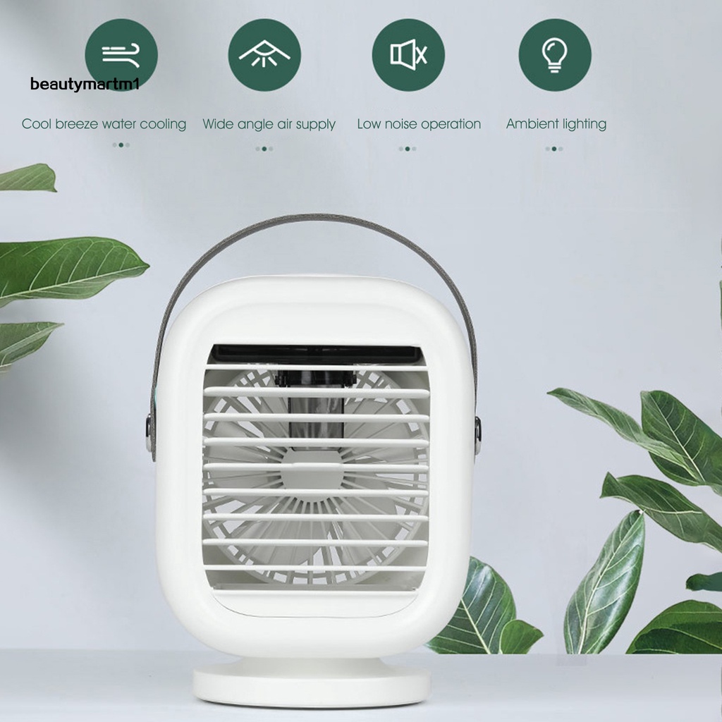 Quạt Làm Mát Phun Sương Tạo Độ Ẩm Giảm Tiếng Ồn Thấp Xoay 120 Độ BMM1