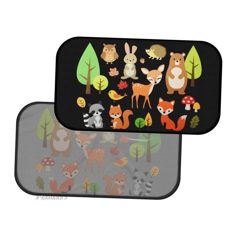 [Fenteer1] 2 Tấm Che Nắng Cửa Sổ Xe Hơi Và Cửa Sổ Sau