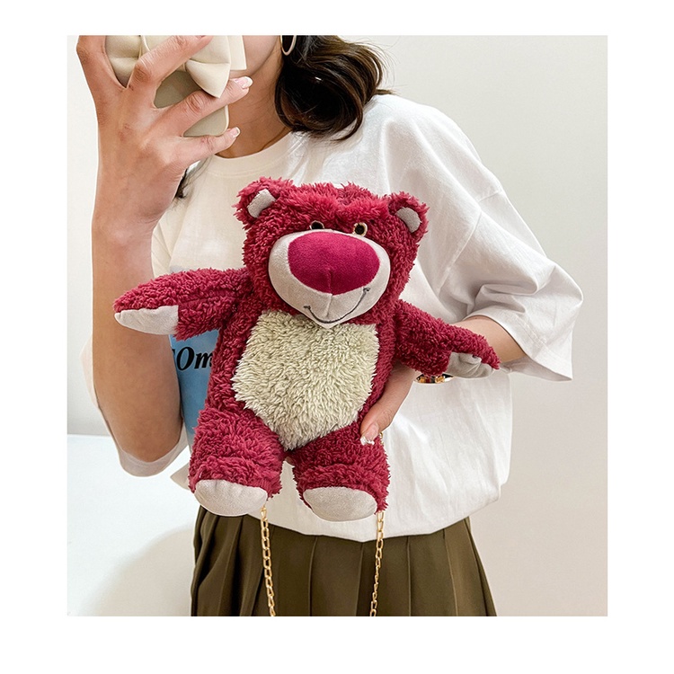 Túi Đeo Chéo Hình Gấu Bông Nhỏ Dễ Thương Thời Trang Nhật Bản