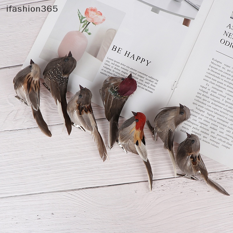 1 Chú Chim Giả Bằng Xốp Màu Xám Trang Trí Nhà Cửa / Tiệc Cưới ifashion365