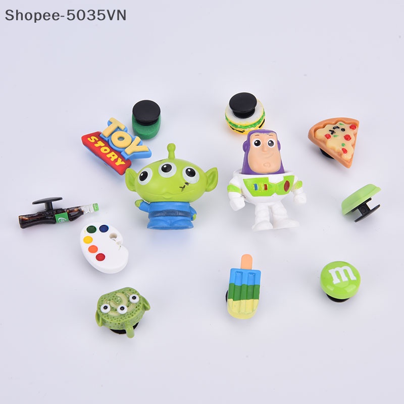 {AKIN} Phụ Kiện Trang Trí Nút Giày Ch Thiết Kế Ch Dễ Thương {akindofstar1.vn}