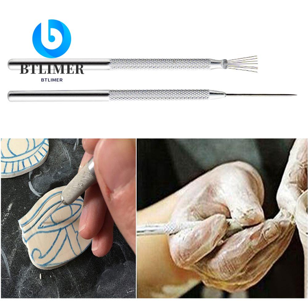 Set 6 Kim Tạo Hình Đất Sét / Lông Vũ Chuyên Dụng