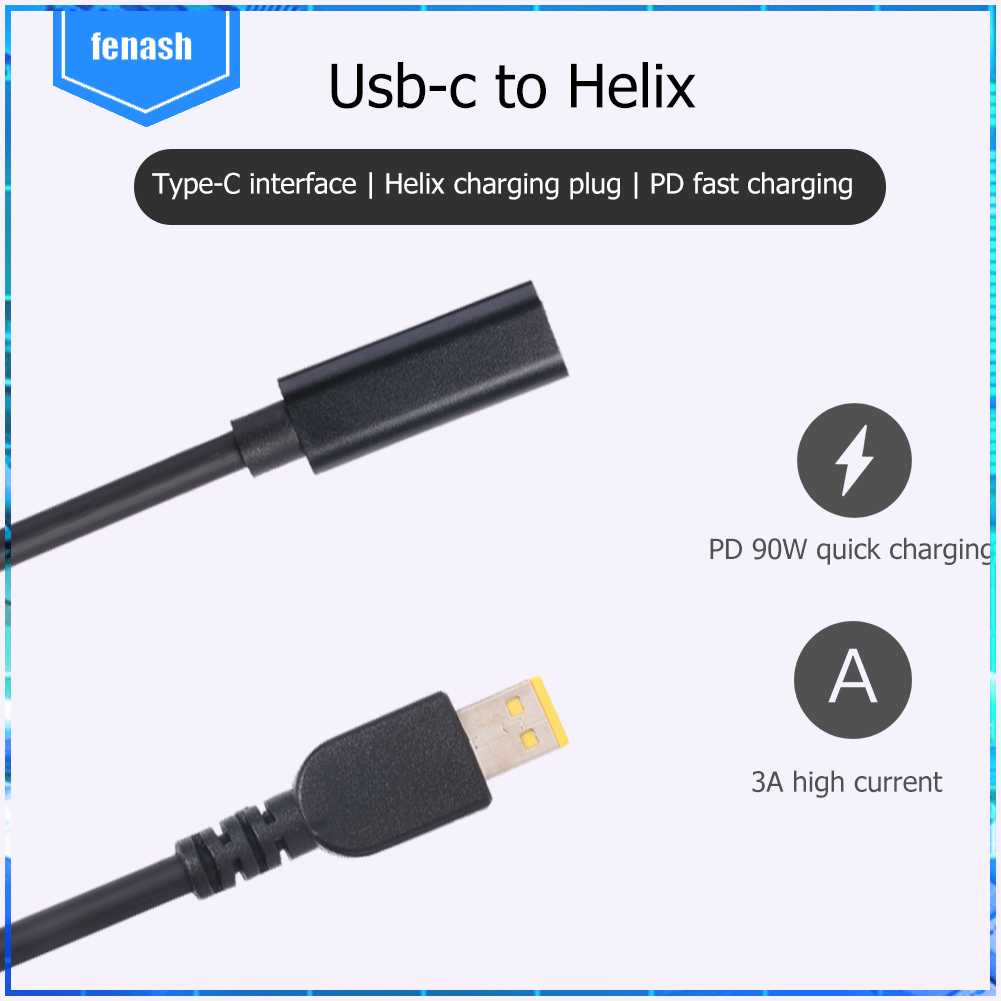 Bộ Sạc Nhanh Chuyển Đổi USB Type C Sang DC PD Cho ThinkPad 10 Helix