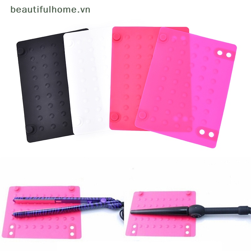 Máy Duỗi / Uốn / Duỗi Tóc Bằng Silicone Chịu Nhiệt