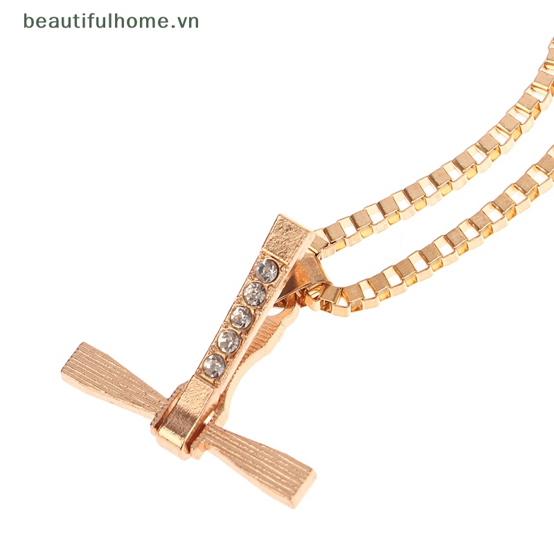 [beautifulhome] Vòng cổ Mặt Thánh Giá Đính Pha Lê Dành Cho Nam