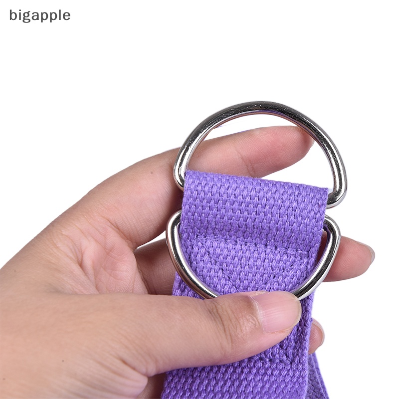 1 Dây Đai Co Giãn Có Vòng Chữ D Có Thể Điều Chỉnh Hỗ Trợ Luyện Tập Yoga / Gym / Thể Hình