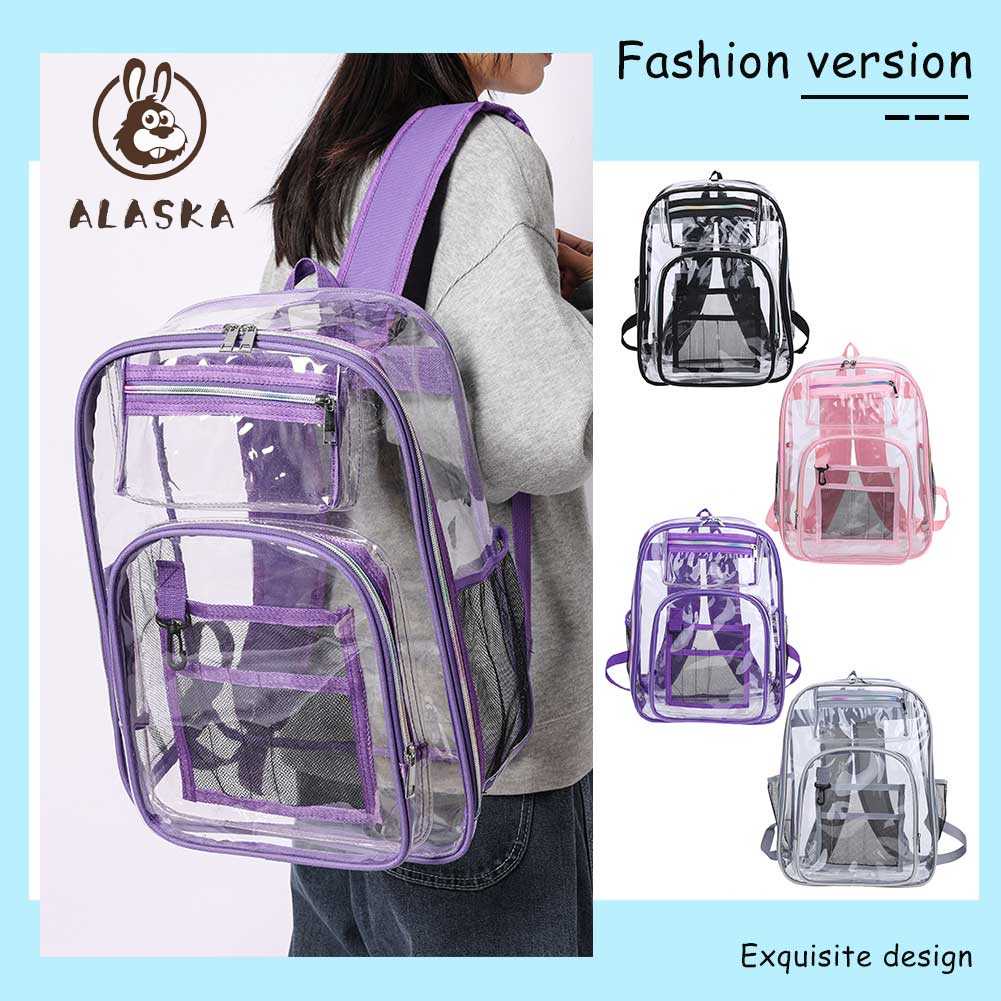 Túi Đựng Sách Bằng PVC Trong Suốt Cỡ Lớn Đa Năng Thời Trang Mùa Hè Cho Nữ