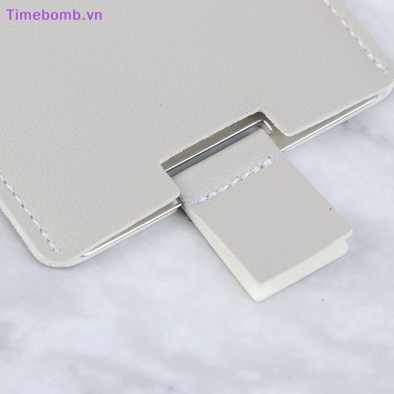 # Túi Đeo Chéo Thời Trang Hàn Cho Nữ # Gương Trang Điểm Mini Bỏ Túi Bằng Da PU Chống Vỡ