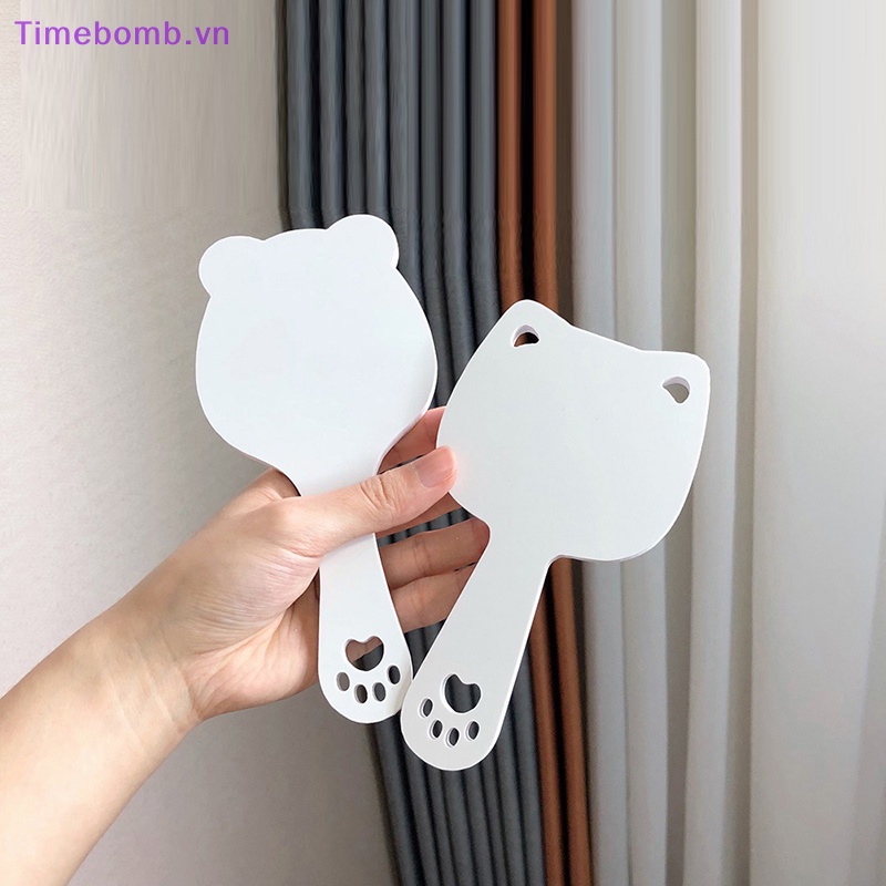 # Túi Đeo Chéo Thời Trang Hàn Cho Nữ # Gương Trang Điểm Cầm Tay Thiết Kế Tai Mèo Bằng Gỗ Sáng Tạo