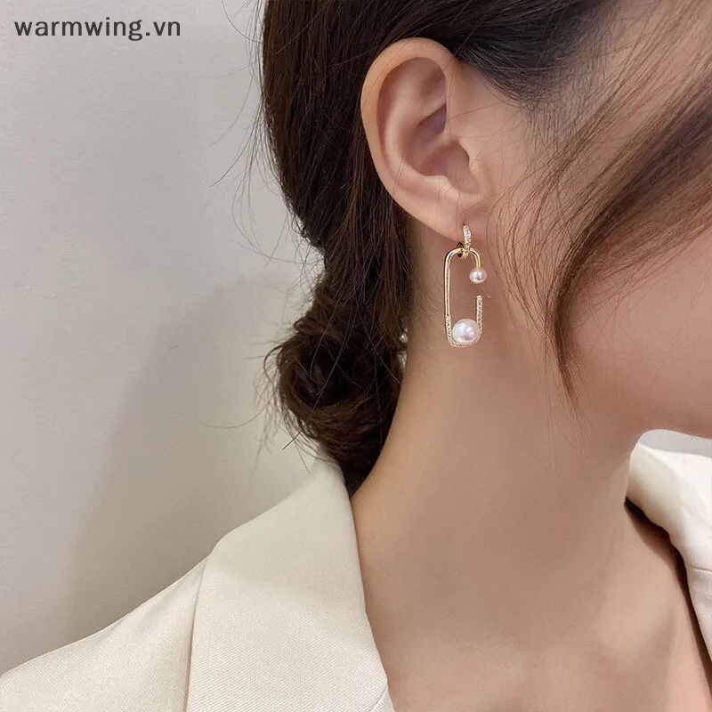 Bông Tai Ngọc Trai Thời Trang Hàn Quốc Cho Nữ