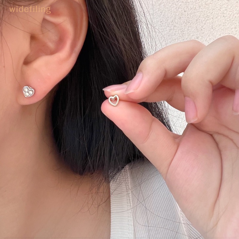 1 Đôi Khuyên Tai Hình Trái Tim Rỗng Dành Cho Nữ