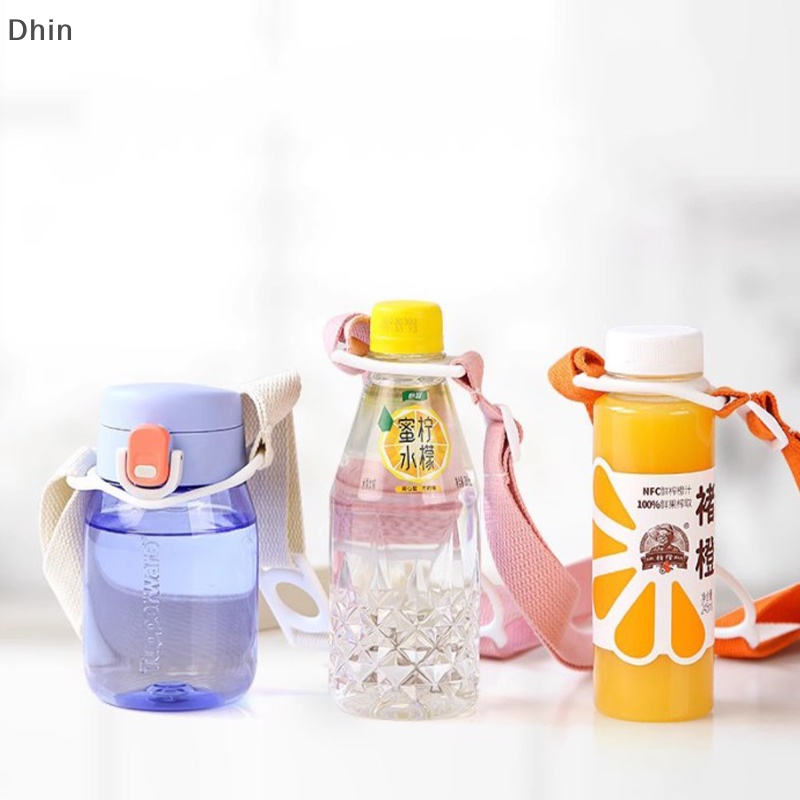 Dây Đeo Bình Nước Bằng Cotton Hai Lỗ Chống Rơi Tùy Chỉnh Tiện Dụng