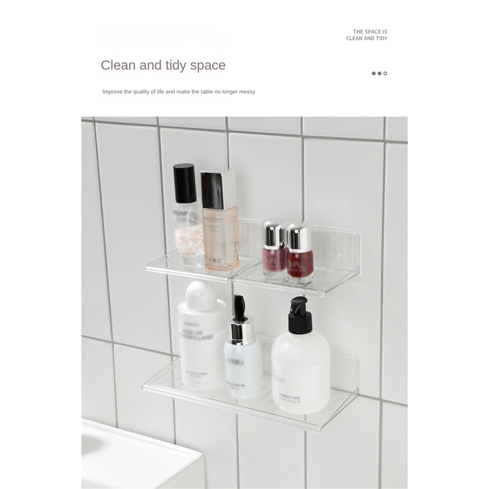 Giá Đỡ Bộ Định Tuyến / Camera Gắn Tường Trong Suốt Không Cần Đục Lỗ Dùng Trang Trí Nhà / Văn Phòng