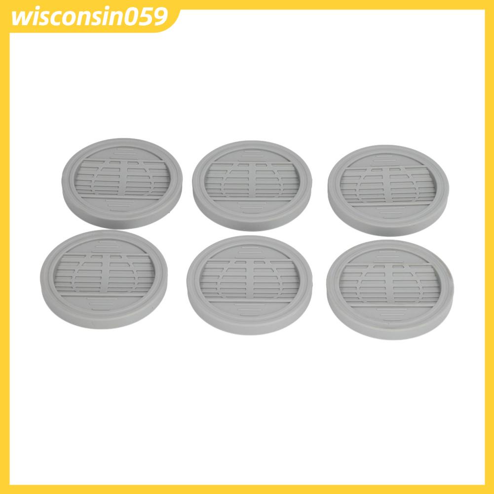 Wisconsin059 6 Chiếc Cao Su Đồ Nội Thất Miếng Chặn Tầng Bảo Vệ Cho Giường Ghế Văn Phòng Tủ Sofa Quần Áo Bánh Xe