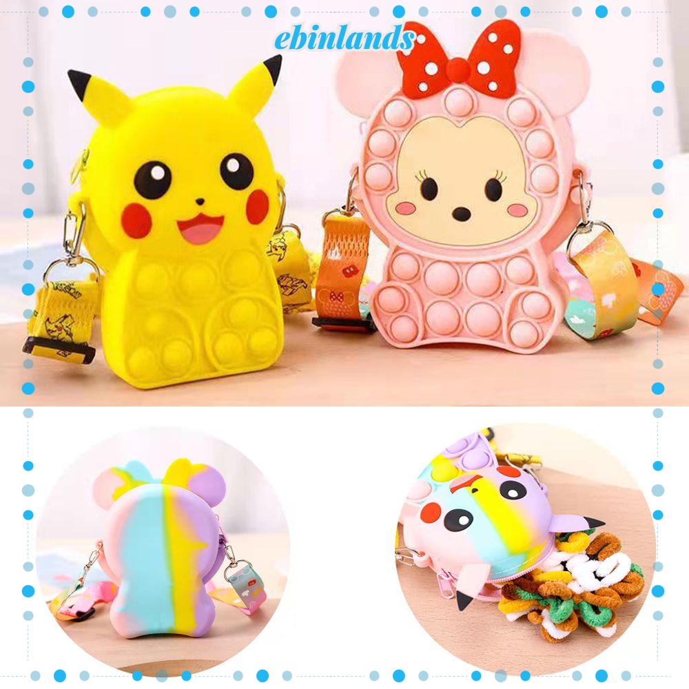 Ebinlands Rodent Pioneer Túi Đeo Chéo Vai Bằng Silicon Chống Căng Thẳng Thời Trang Cho Nữ Giới