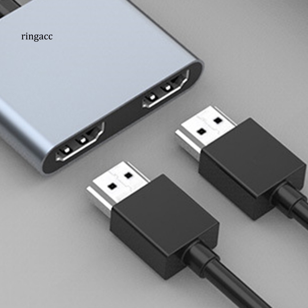 Trạm Sạc USB C Tốc Độ Cao Hai Cổng HDMI-Compa Cho Điện Thoại USB 3.0