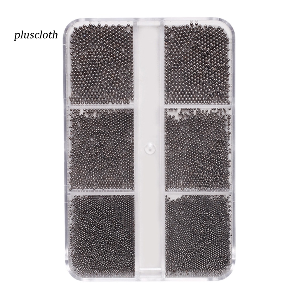 1 Hộp Hạt Thép Ba Chiều Đính Móng Tay Nghệ Thuật