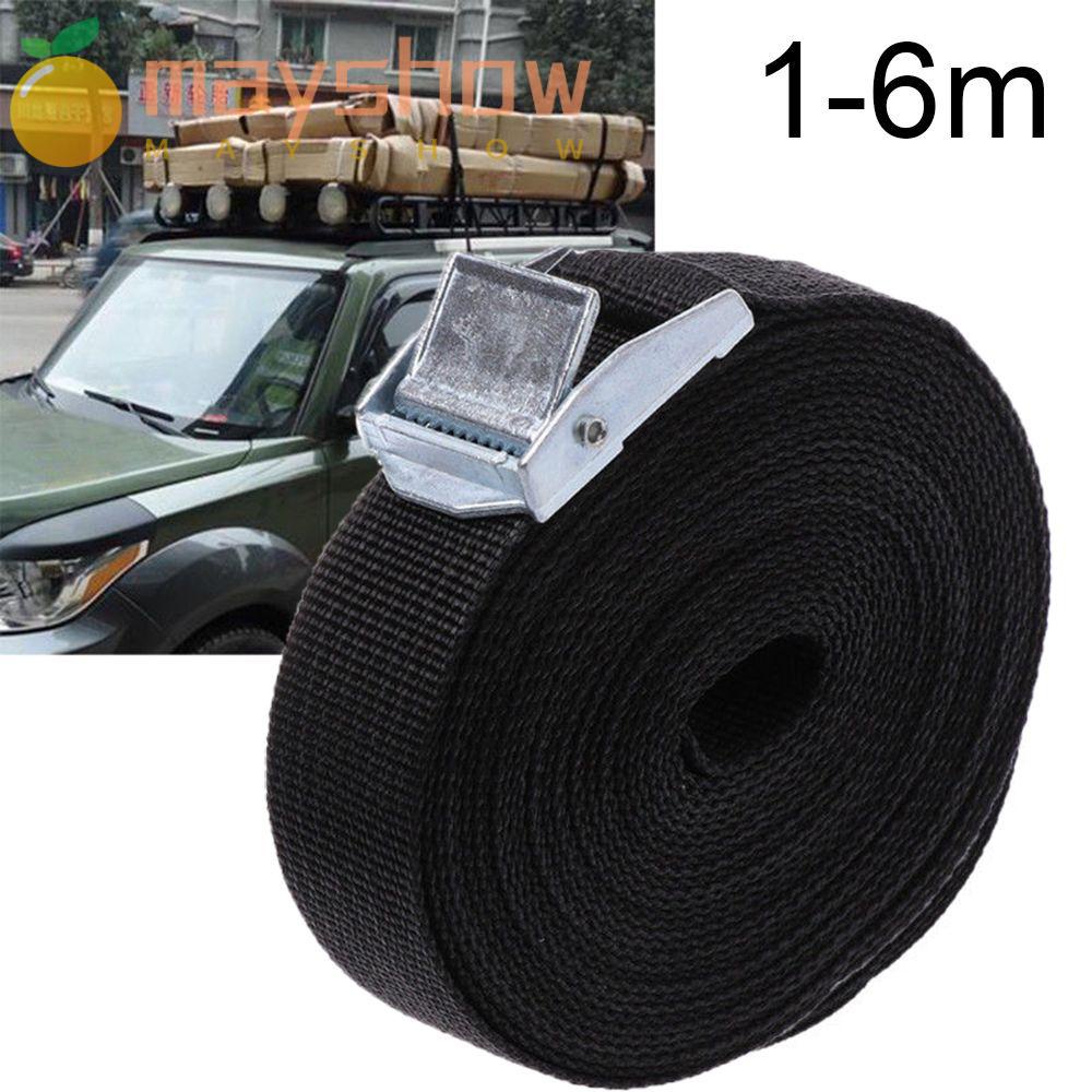 Mayshow Thắt Lưng Có Khóa Cài Hàng Hóa Mạnh Mẽ Màu Đen