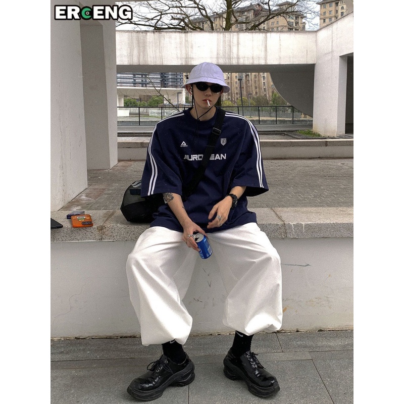 Áo Thun Tay Ngắn Dáng Rộng Phong Cách Hong Kong Thời Trang Mùa Hè Cho Nam