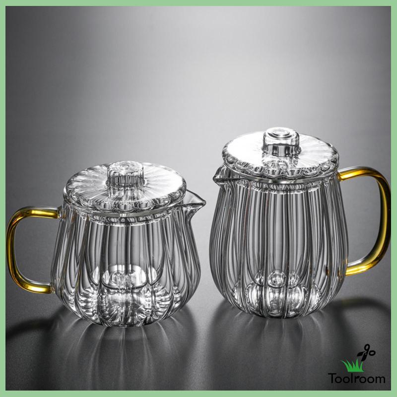 Bình Thủy Tinh Đựng Trà / Cà Phê Dung Tích Lớn Có Nắp Siêu Bền