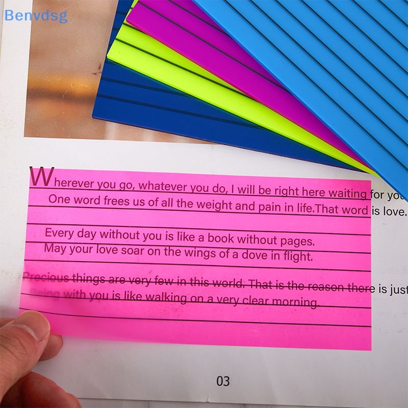 Set 50 Tờ Giấy Ghi Chú Trong Suốt Chống Thấm Nước Tiện Dụng Cho Học Sinh / Văn Phòng