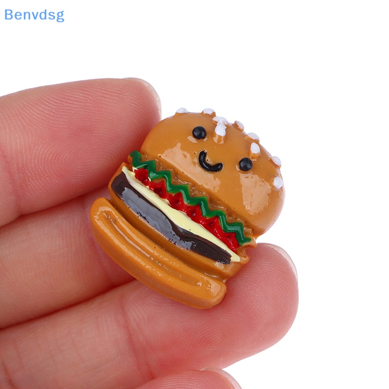 Bộ 10 Mô Hình Bánh Pizza Hamburger Mini Bằng Nhựa Resin Dùng Trang Trí Sổ Tay DIY