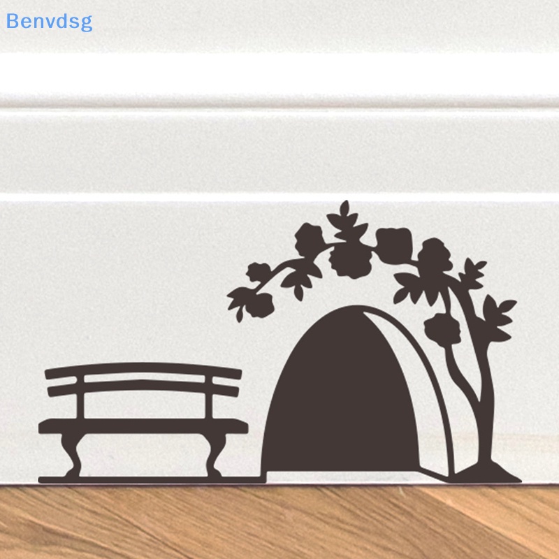 Sticker Dán Tường Bằng PVC Họa Tiết Lỗ Chuột Nhỏ Sáng Tạo Trang Trí Nội Thất