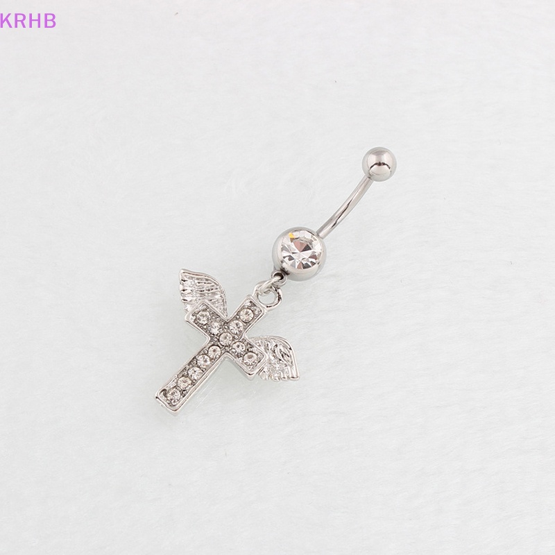 Khuyên Rốn Hình Đôi Cánh Bằng Bạc Gợi Cảm Cho Nữ Mới