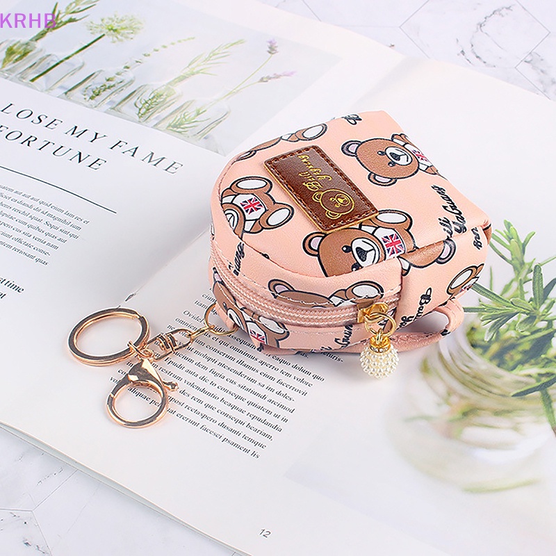 Ví Đựng Tiền Xu Mini Hình Gấu Dễ Thương Mới