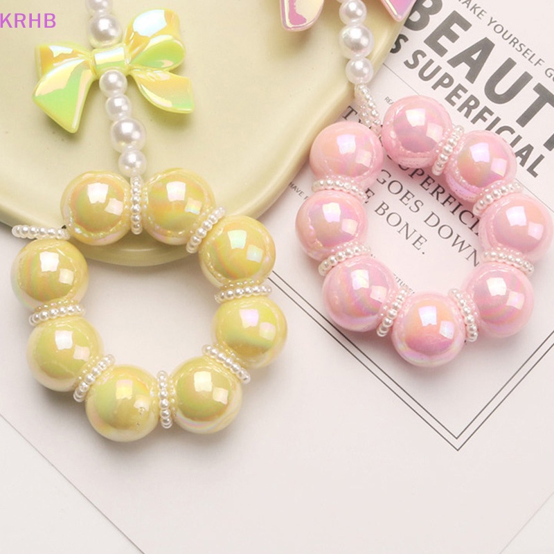 Krhb Phụ Kiện Móc Khóa Điện Thoại Di Động Mặt Nơ Màu Kẹo Xinh Xắn Làm Quà Tặng Cho Bạn Gái Mới