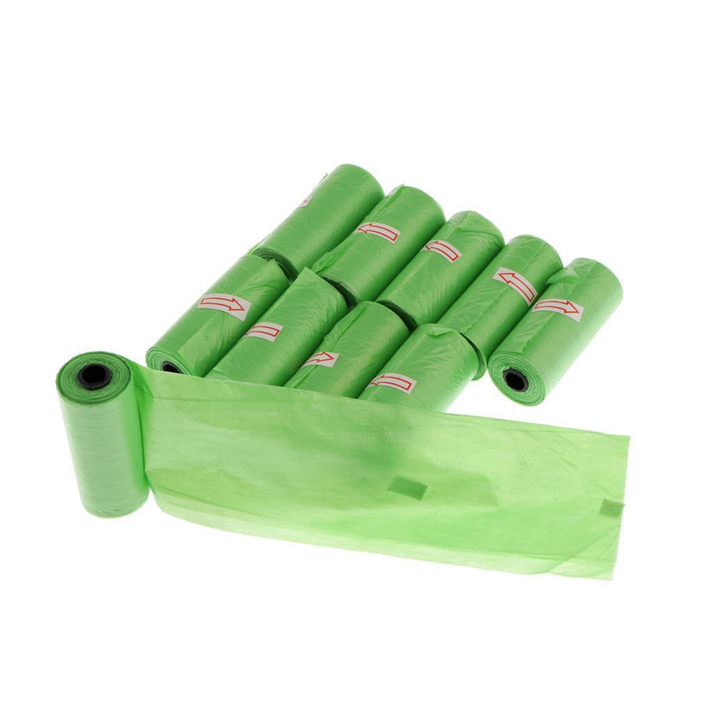 10 Cuộn Túi Đựng Tã Em Bé Màu Đen