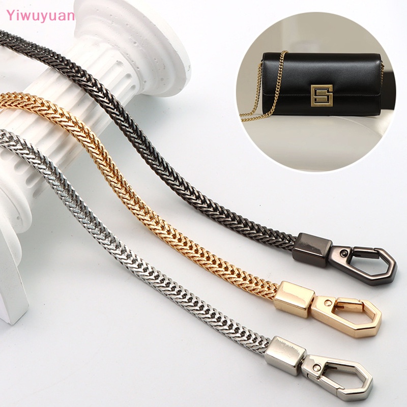 < Yiwuyuan > Dây Xích Túi Xách Đeo Vai Màu Vàng / Bạc / Đen Hình Súng DIY Mới
