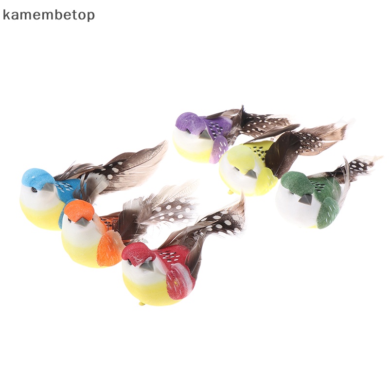 Bộ 6 Mô Hình Chim Giả Bằng Xốp Dùng Trang Trí