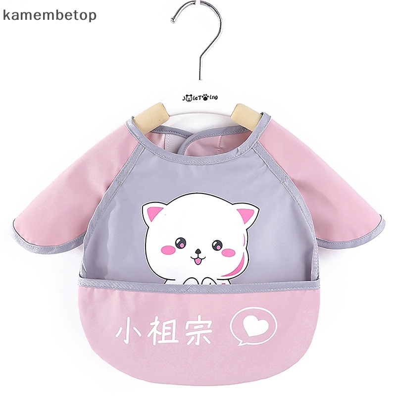 Yếm Ăn Không Tay Chống Thấm Nước Tiện Lợi Dành Cho Bé