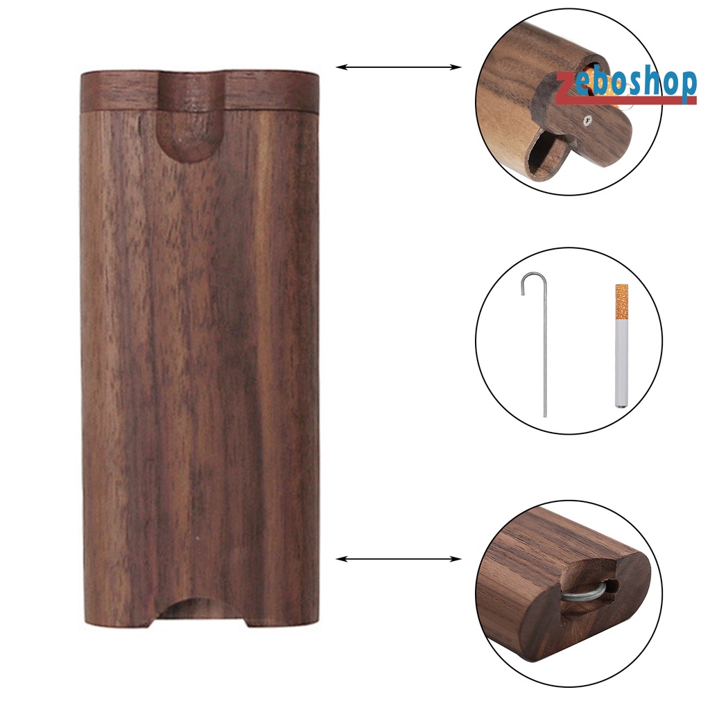 1 Bộ Giá Đỡ Bằng Gỗ Hình Chữ Nhật Có Nắp Xoắn Chống Bụi Tiết Kiệm Không Gian