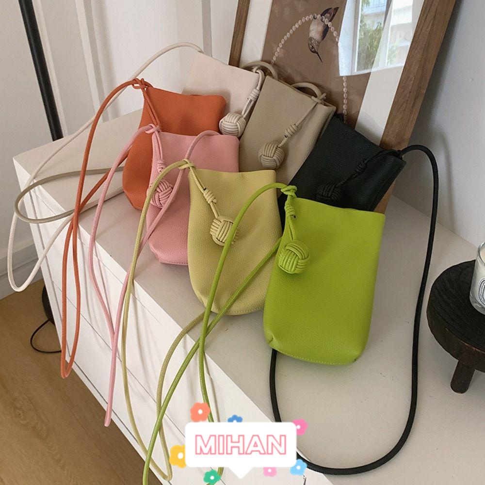 Túi Đeo Chéo Da Pu Màu Trơn MIHAN1