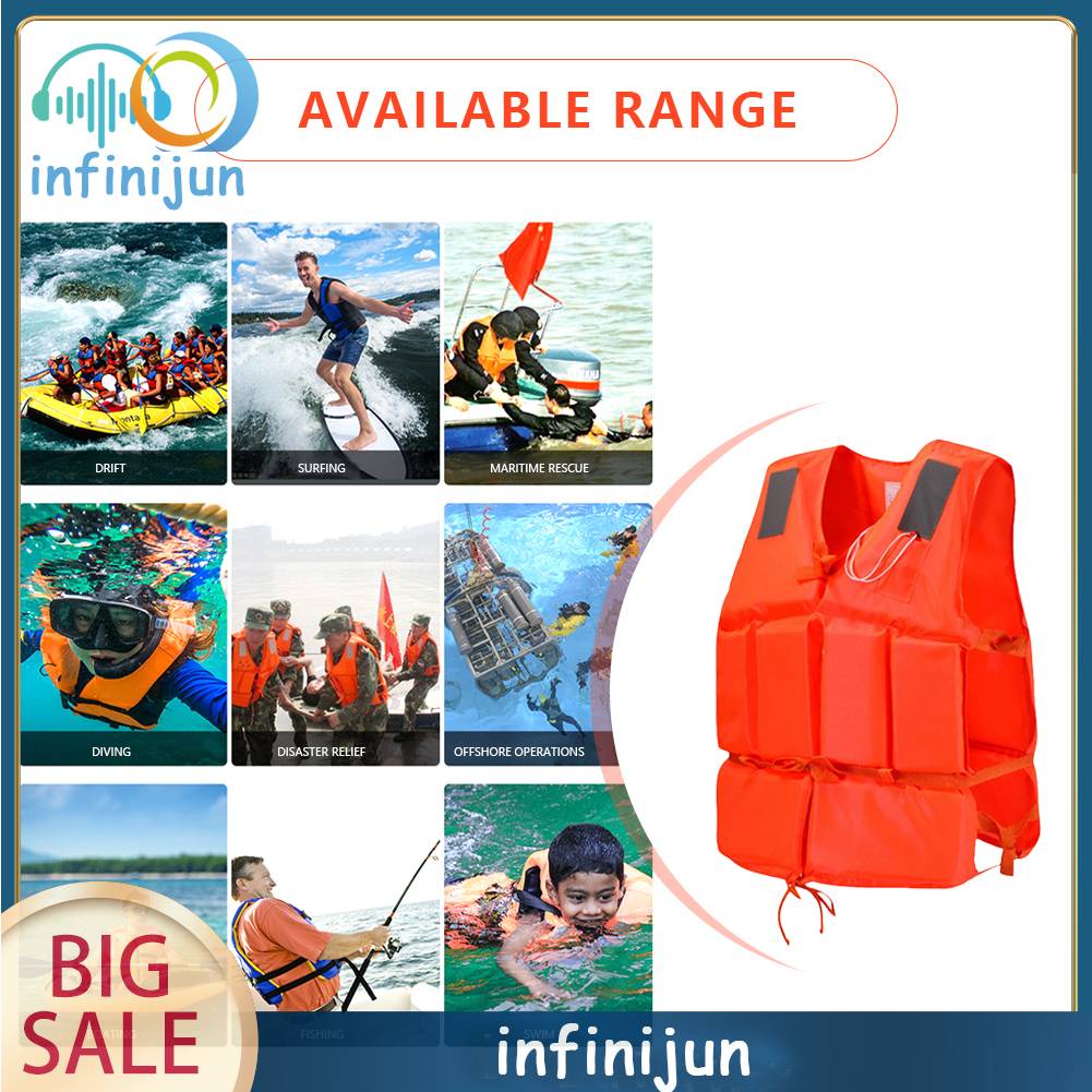 Áo Phao Cứu Sinh Mềm Mại Đa Năng Kèm Còi Tiện Dụng