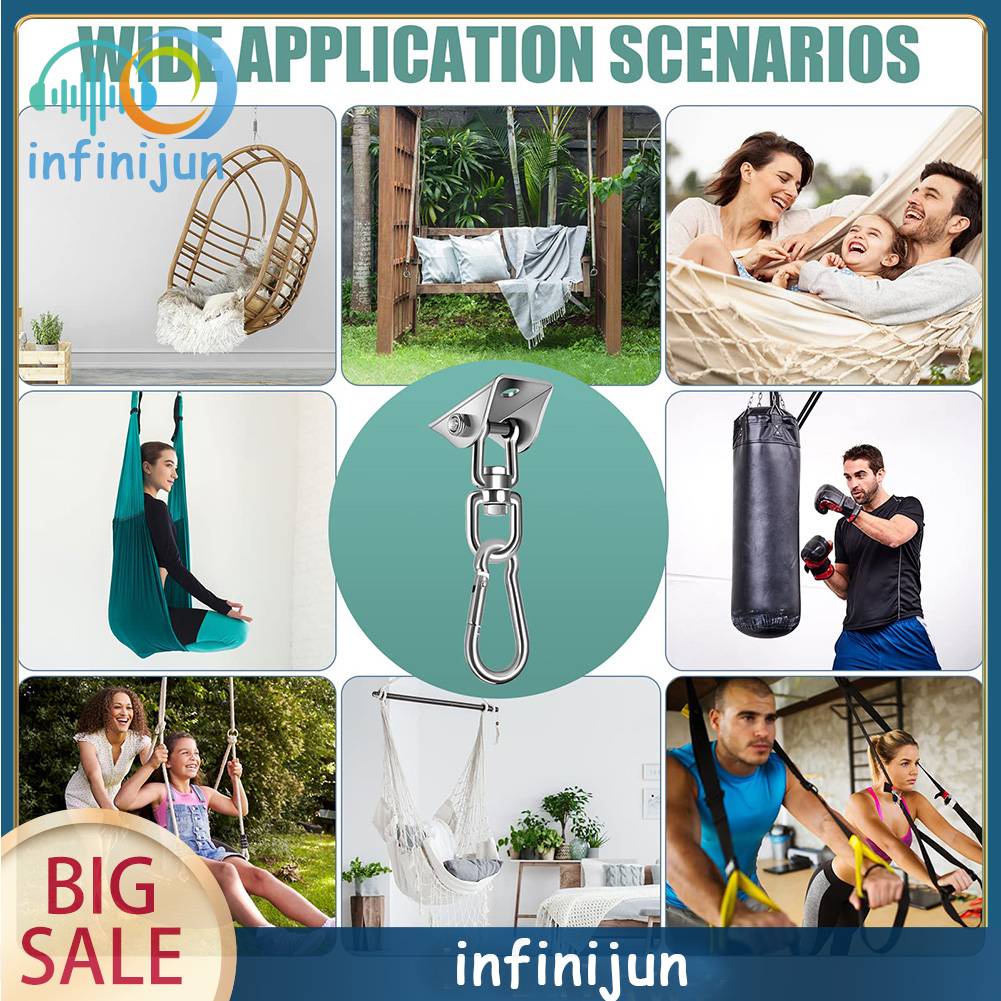 Móc Treo Võng Tập Yoga Gắn Tường Chịu Tải Nặng