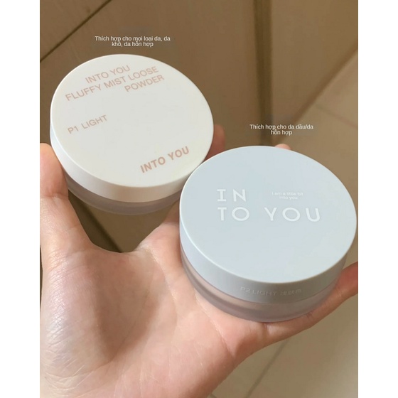 Phấn phủ Into You Fluffy Mist Loose Powder lâu trôi