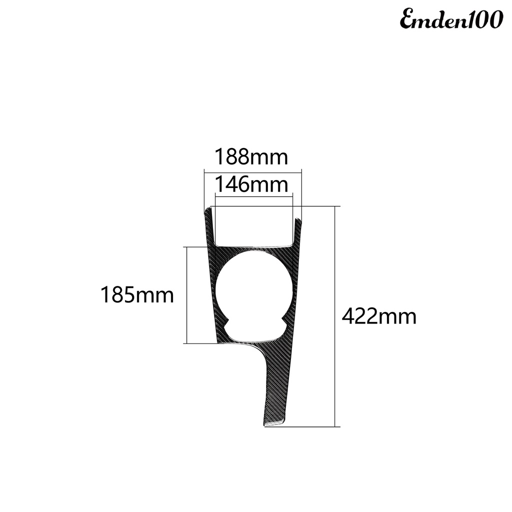 Miếng Dán Trang Trí Bảng Điều Khiển Cần Số Tự Dính In Họa Tiết Sợi Carbon Cho Audi TT 8N 8J MK123 TTRS 2008-2014