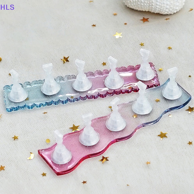 Giá Đỡ Trưng Bày Móng Tay Giả Từ Tính Bằng Acrylic Tiện Dụng