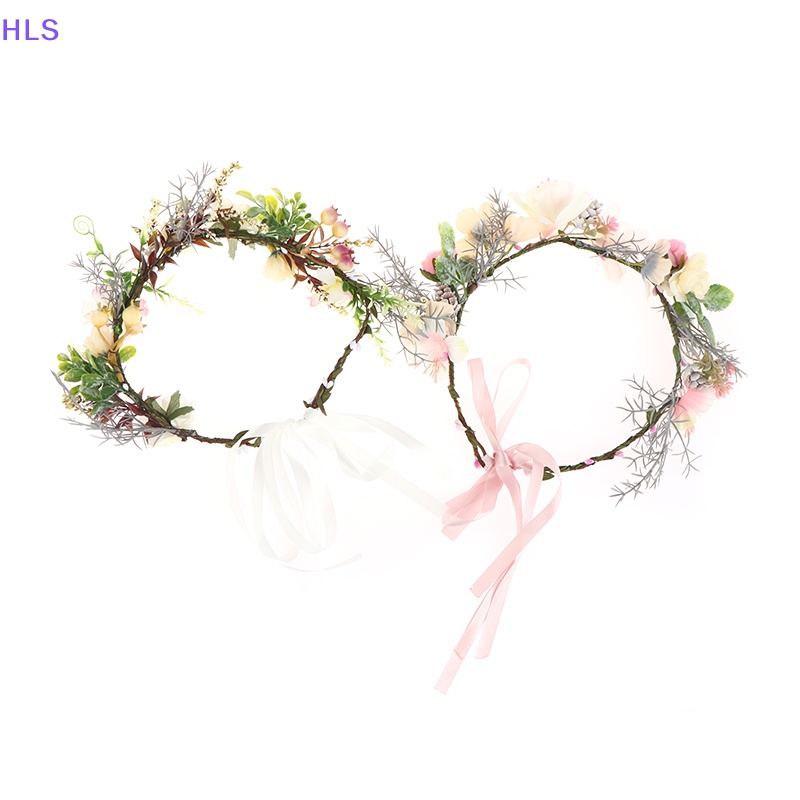 Vòng Hoa Đội Đầu Phụ Kiện Trang Trí Tóc Cho Nữ