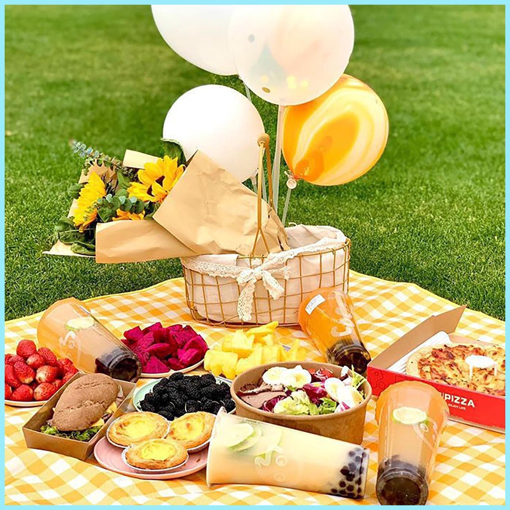 Chăn Vải Không Dệt Dày Dặn Cỡ Lớn Có Thể Gấp Gọn Tiện Dụng Mang Theo Du Lịch Dã Ngoại